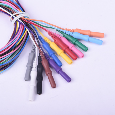 10mm AgCLの塩化物EEGのコップが付いている多彩EEGのコップの電極