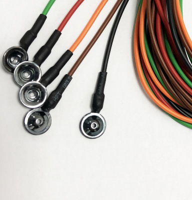 10mm AgCLの塩化物EEGのコップが付いている多彩EEGのコップの電極