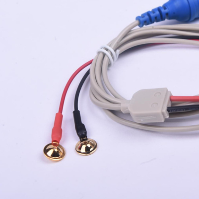 直径10mmが付いている医学の金のコーティングEEGのコップの電極