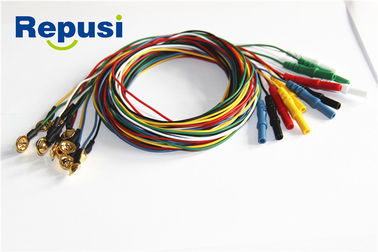 REP21 EEGのコップの電極10mmのサイズ1.2mm/2.0MMワイヤー直径