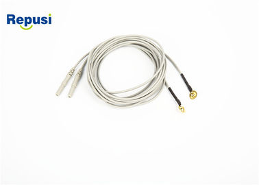 DIN 1.5mm EEGのコップの電極金によってめっきされるディスク10mmコップの頭脳の電極