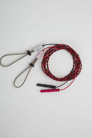 REP -1.5R Resusable EMG感覚的な指のループ電極のツイスト ペアのブランクの赤