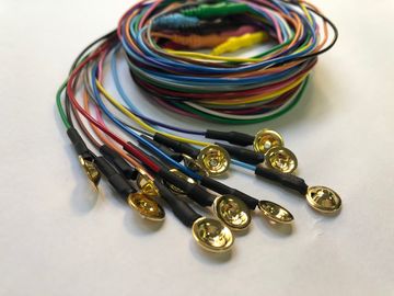 使い捨て可能なEEGのコップの電極REPD-1.5PCは10色とAgClをめっきしました