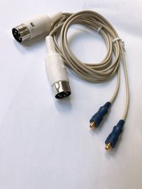 同心の再使用可能な電極ケーブル/EMGはケーブルを保護しました