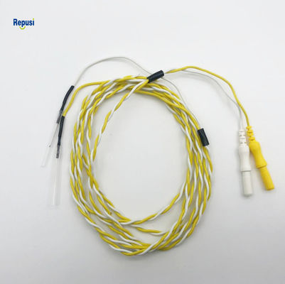 着色されたねじれワイヤー使い捨て可能なEMG生殖不能のSubdermal針の電極