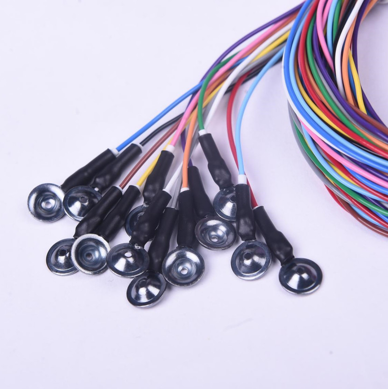 10mm AgCLの塩化物EEGのコップが付いている多彩EEGのコップの電極