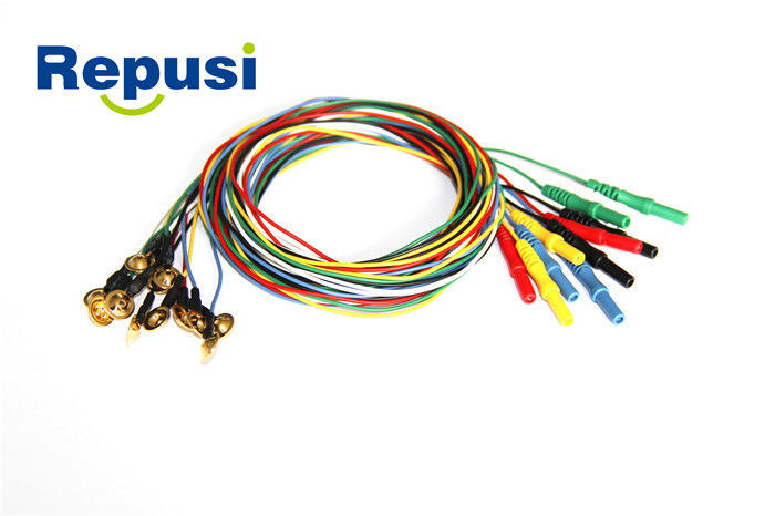 REP21 EEGのコップの電極10mmのサイズ1.2mm/2.0MMワイヤー直径